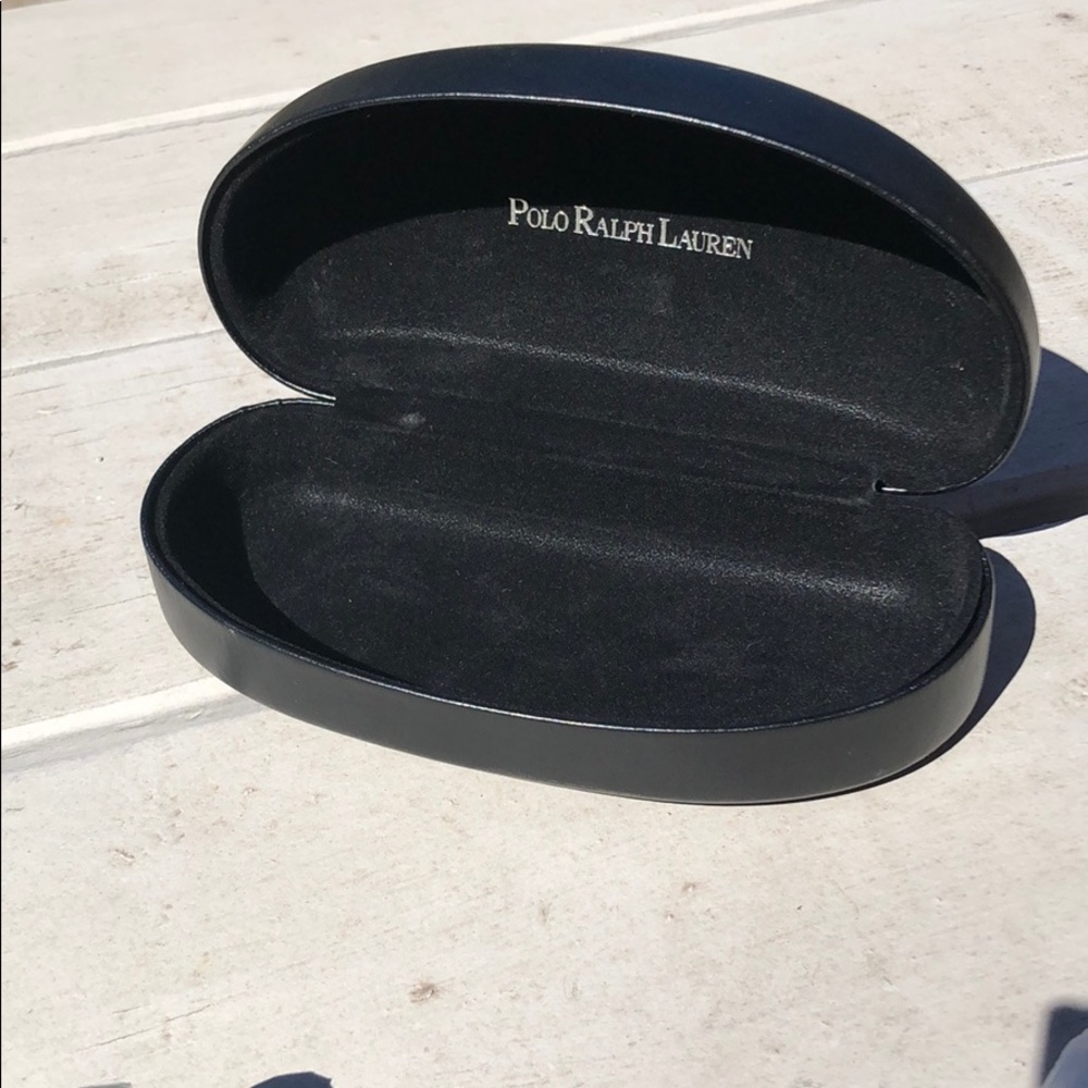 Eyeglass Case, Polo Ralph Lauren, used, black